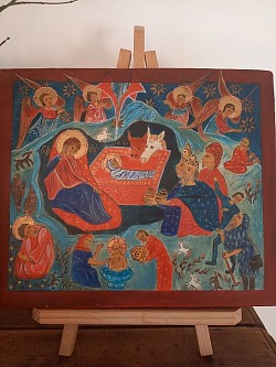 La Nativité Inspirée d'une icône copte